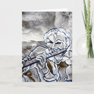 Cartão FLAUTA AZUL 3000x3801