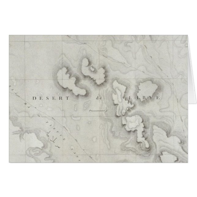 Cartão Fleuve Sans Eau, Egito (Frente Horizontal)