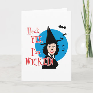 Cartão Flirty Wicked Witch Card
