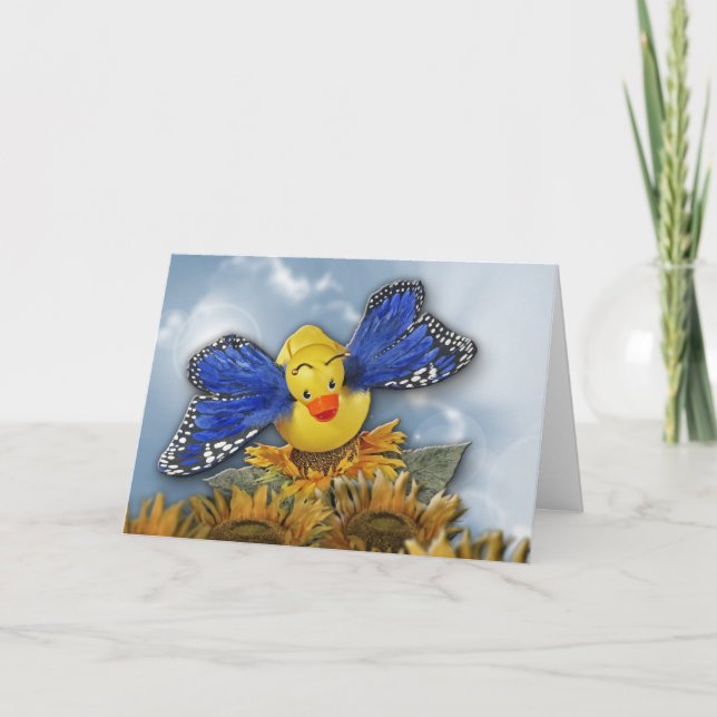 Cartão Float Like a Butterfly! (Frente)