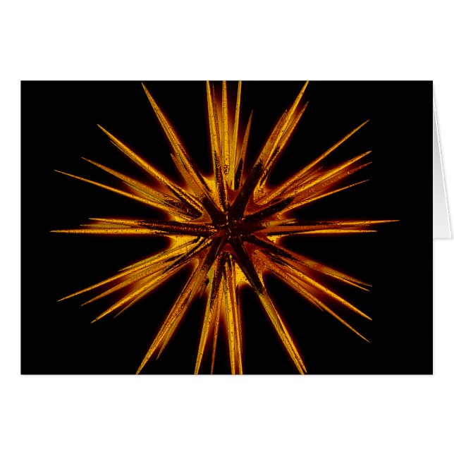 Cartão floco de fogo (Frente Horizontal)