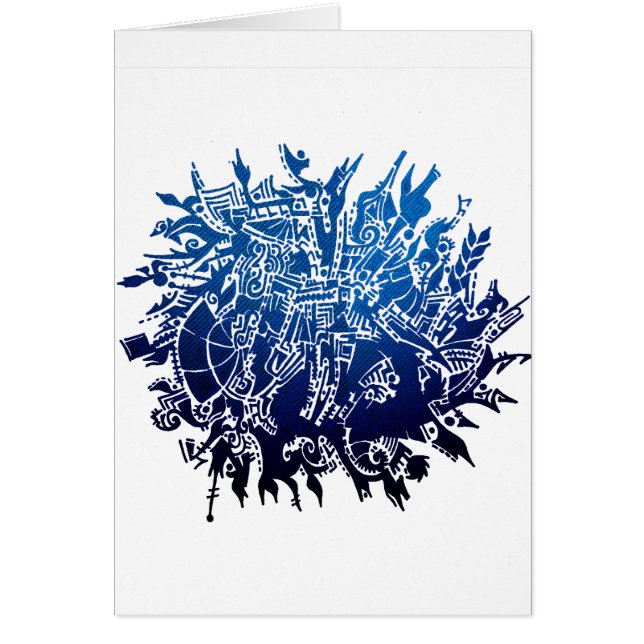 Cartão Floco de neve B3 (Frente)