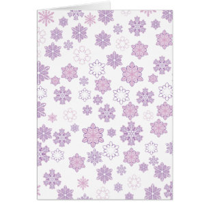 Cartão Flocos de neve-