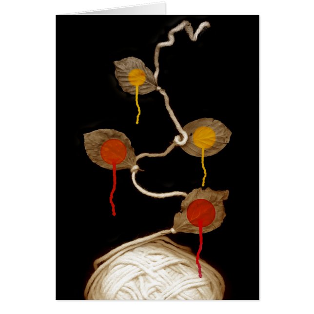 Cartão flor 2013 do fio (Frente)