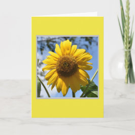 Cartão Flor Amarelo