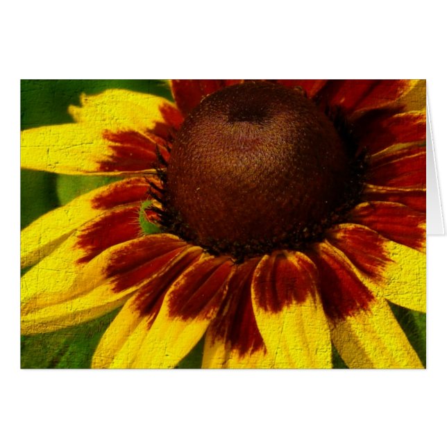 Cartão Flor Amarelo (Frente Horizontal)