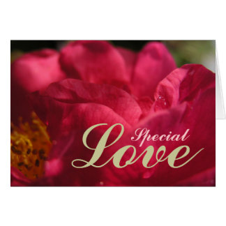 Cartão Flor de Amor Especial