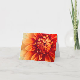 Cartão Flor de Dahlia (Oculta)