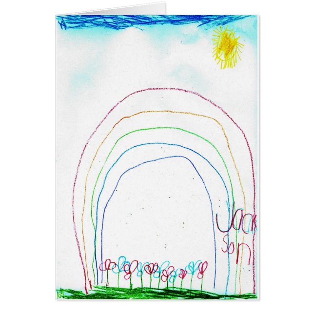 Cartão flor de jackson (Frente)