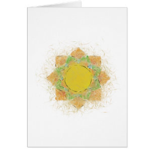 Cartão Flor de lótus etéreo