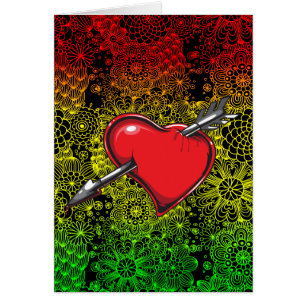 Cartão Flor de Rasta