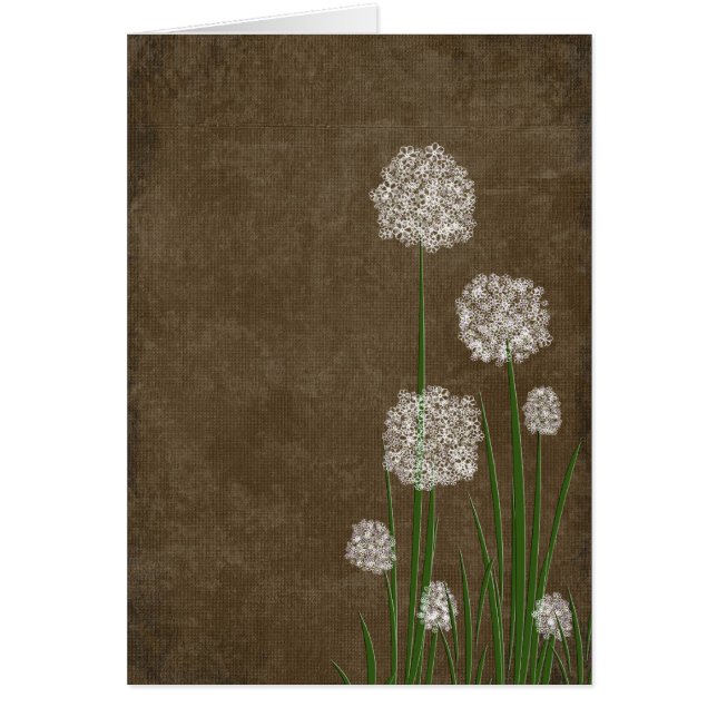 Cartão Flor Fluff (Frente)