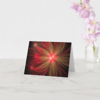 Flor fractal de fanfarrão vermelho