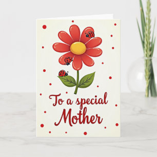 Cartão Flor Mãe Especial