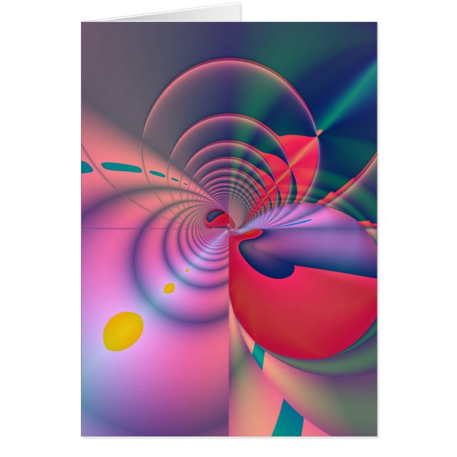 Cartão Flor mágica (Frente)