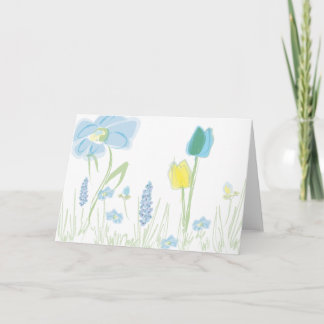 Cartão Flor Notecard número três