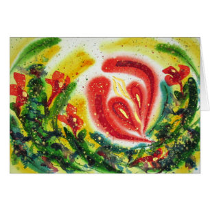 Cartão Flor, quarto 001