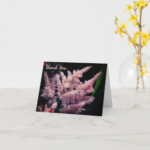 Cartão Flor Rosa Queimada Obrigado