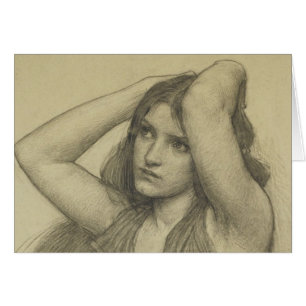 Cartão Flora com Cabelo Longo