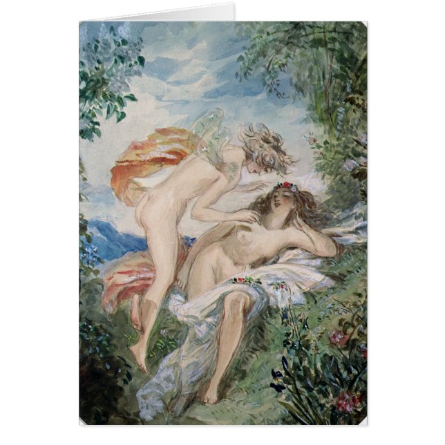 Cartão Flora e Zephyr (Frente)