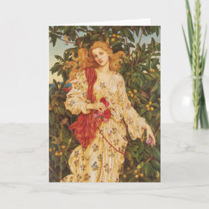 Cartão Flora   Evelyn De Morgan