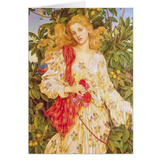 Cartão Flora por Evelyn de Morgan