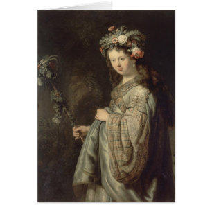 Cartão Flora Rembrandt Fine Art