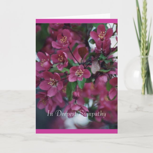 Cartão floração de caranguejo1 (Frente)