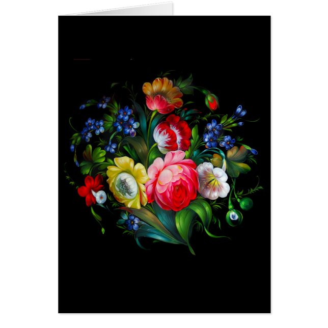 Cartão floral (Frente)