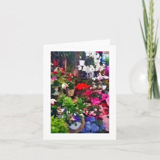 Cartão Floral Art Print Blank Note Card