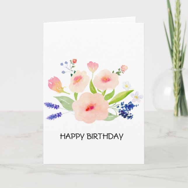 Cartão Floral Breeze (Frente)