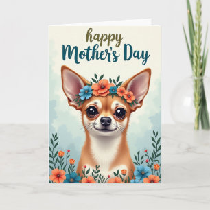 Cartão Floral Canino Opaco