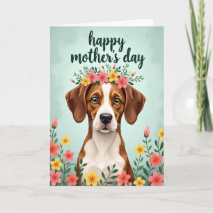 Cartão Floral Canino Pastel