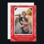 Cartão Floral de Natal Clássico<br><div class="desc">Meu Cartão Floral de Férias de Natal Clássico é a maneira perfeita de permanecer conectado nesta temporada de festas. A Pandemia fez com que fosse duro ver amigos e família cara a cara, então meus cartões de natal são uma maneira perfeita de espalhar um pouco de alegria! Adicione suas fotos...</div>