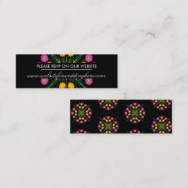 Cartão Floral de Site Espanhol Desenhado à Mão Mex