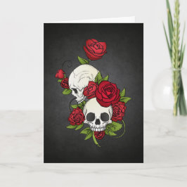 Cartão Floral Elegante Dia de los Muertos
