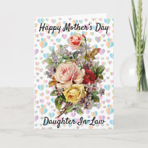 Cartão Floral Elegante para Design de Dia das Mães