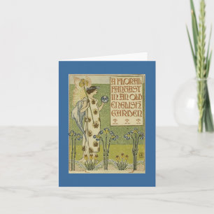 Cartão Floral Fantasy Greeting Card