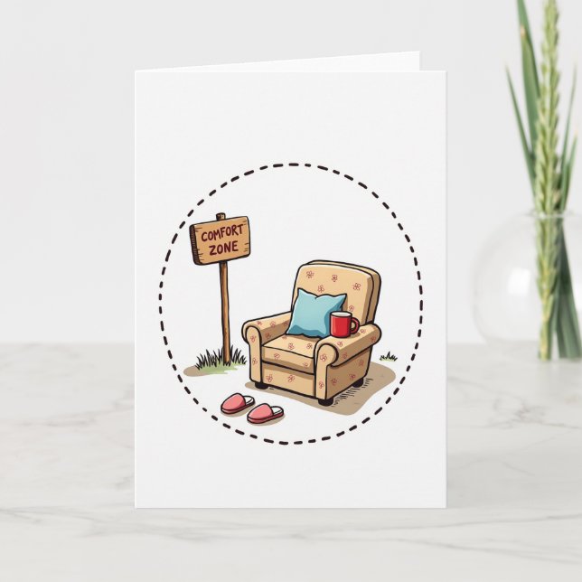 Cartão Floral Fathers Day Comfort Card (Frente)