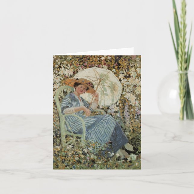 Cartão Floral Fine Art Blank Note Card (Frente)