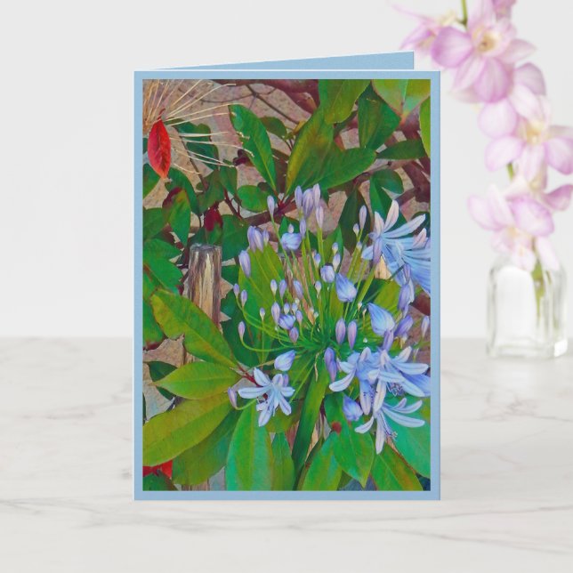 Cartão Floral Folded Greeting Card (Orquídea)