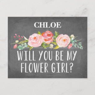 Cartão Floral para Garota Flor