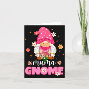 Cartão Floral Para Mãe Gnomies Gnome Fofo Mãe Feliz Dia d