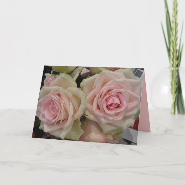 Cartão Floral romantic Thinking of You card (Frente)