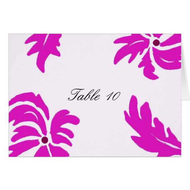 Cartão Floral Rosa Tropical (Frente horizontal)