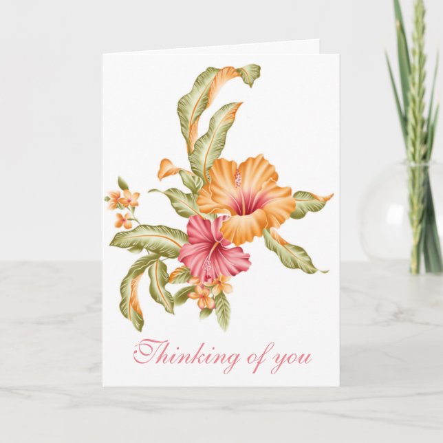Cartão Floral Thinking of You Card (Frente)