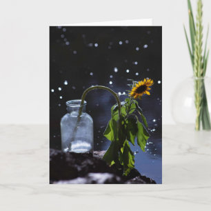 cartão floral, vazio