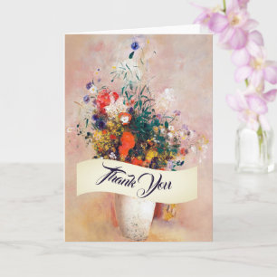Cartão Floral vintage personalizado
