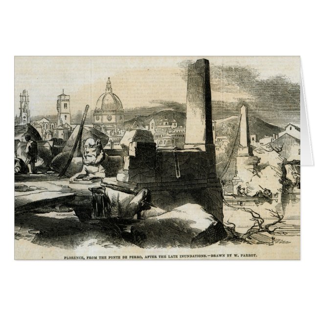 Cartão Florença, do Ponte de Perro (Frente Horizontal)