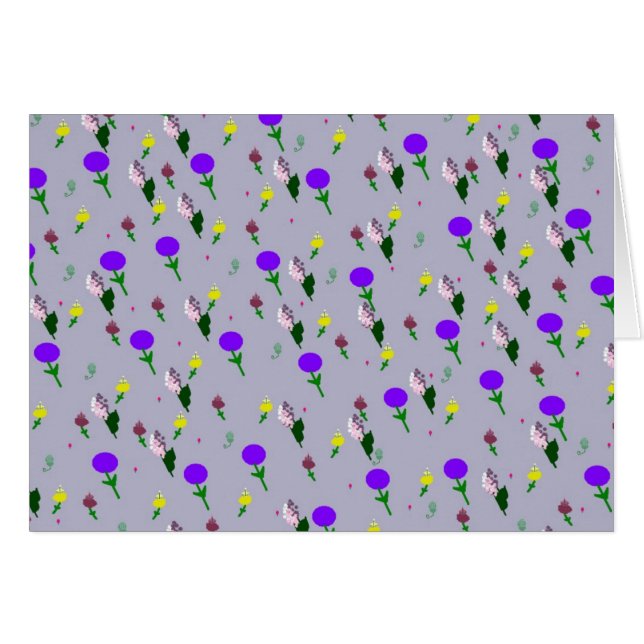 Cartão Flores (Frente Horizontal)